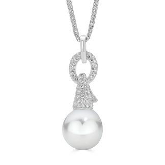Diamond And South Sea Pearl PendantDiamond And South Sea Pearl Pendant