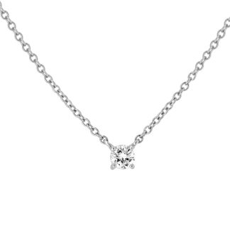 Round Brilliant Diamond Pendantdiamond necklace