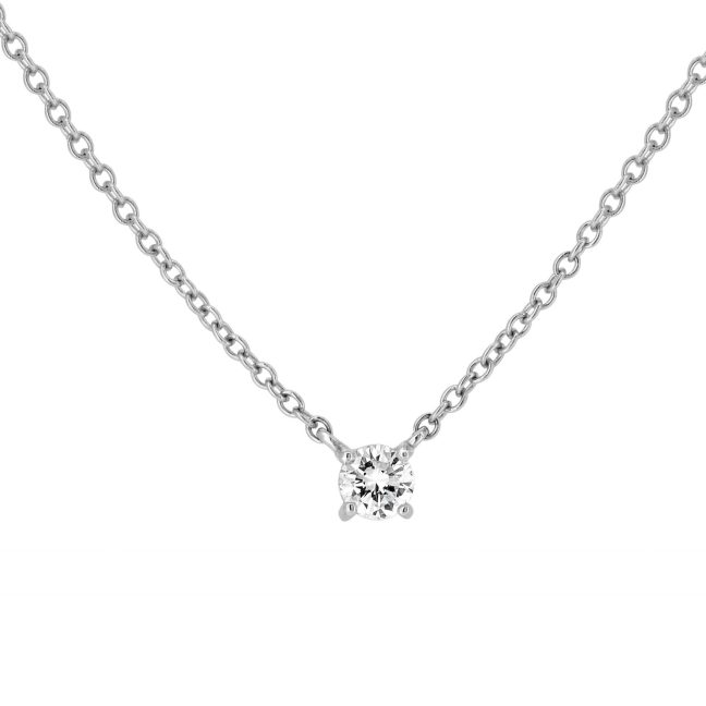 Round Brilliant Diamond Pendantdiamond necklace