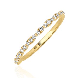 White Diamond Wedding BandRound Diamond Wedding Band