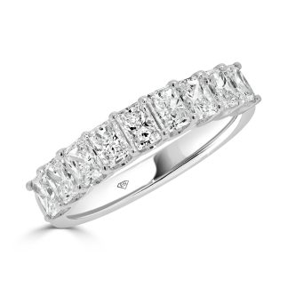 Radiant Cut diamonds ringRadiant Cut Diamond Wedding Band