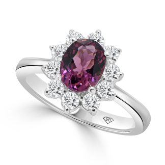 Flower Tourmalinetourmaline floral ring