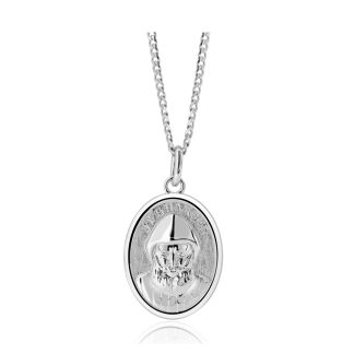St Charbel MedalionSt Charbel Pendant with Diamonds