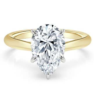 ANGELINA PEARPear cut engagement ring