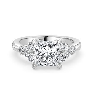 GRAZIELLA PRINCESSPrincess Diamond Engagement Ring Trilogy