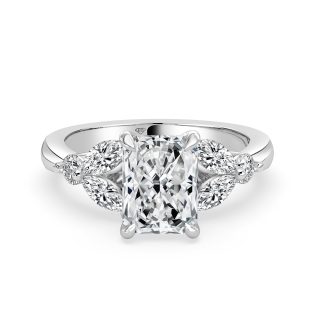 Graziella RadiantRadiant Diamond Engagement Ring Trilogy