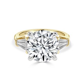 Luana RoundRound Diamond Engagement Ring Trilogy