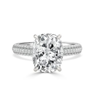 Luisa CushionElongated Cushion Diamond Engagement Ring