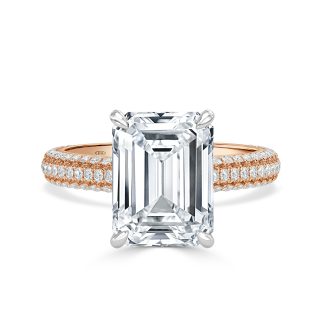 LUISA EMERALDEmerald cut engagement ring