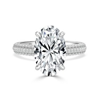 LUISA OVALOval Diamond Engagement Ring