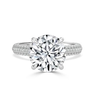 LUISA ROUNDRound Diamond Engagement Ring