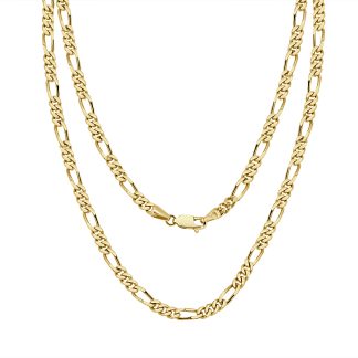 18Kt Figaro Thick ChainGold Chain