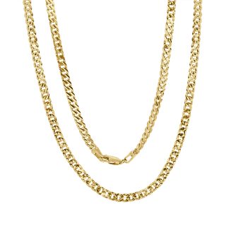 18Kt Curb Link Thick ChainGold Chain