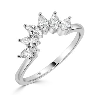 Tiara Wedding Ring With Six MarquiseMarquise Diamond Wedding Band
