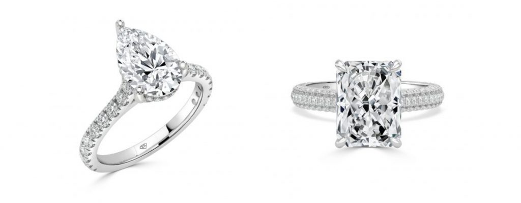 Our top fancy cut lab-grown diamond designs