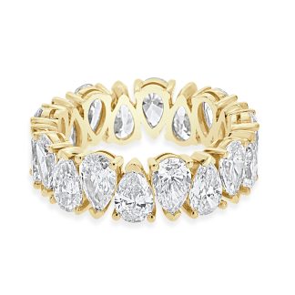 Pear Cut Eternity RingPear Cut Diamond Wedding Band