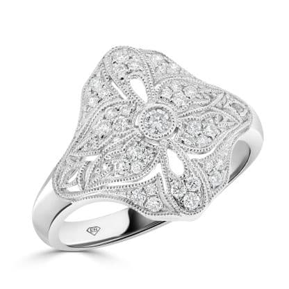 Art Deco Engagement ring