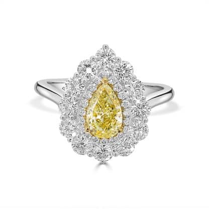yellow diamond engagement ring