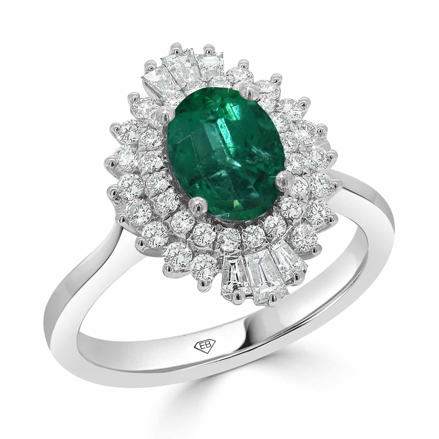 emerald engagement ring