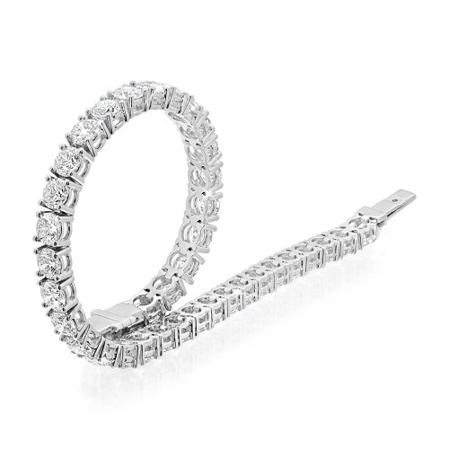 Lab Diamond Tennis Bracelet in 18kt White Gold