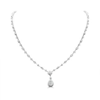 Pear Shape Diamond NecklacePear Shape Diamond Necklace