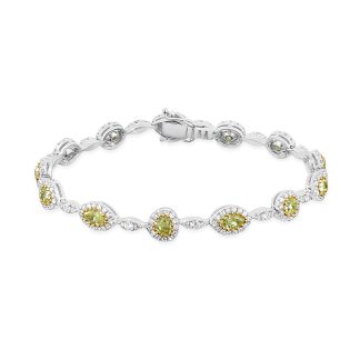 Yellow Diamond Tennis Bracelet Natural Diamond EleganceLuxury natural diamond bracelet with fancy yellow stones