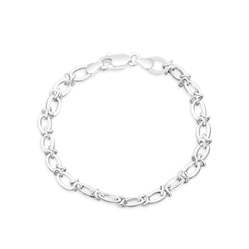 White Gold Bracelet 9ct Chain Link Elegance for Every Day