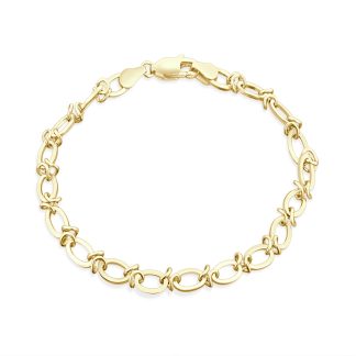 9ct Gold Bracelet Classic Chain in Polished Yellow GoldPolished gold bracelet chain