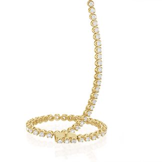 18ct Yellow Gold Tennis BraceletYellow gold diamond tennis bracelet