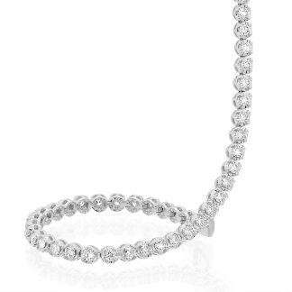 Diamond Tennis Bracelet White GoldElegant diamond tennis bracelet in white gold