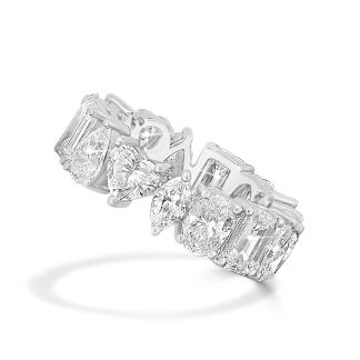 Wedding Band Diamond Lab Grown Diamonds in 18K White GoldDiamond wedding band in white gold