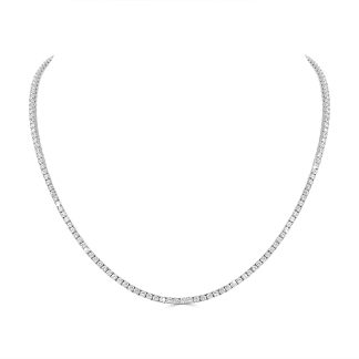 18Kt White Gold Diamonds Tennis Necklacediamond tennis necklace