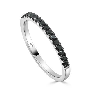 Black Diamonds Wedding Band Sleek and Unforgettably BoldBlack diamonds wedding band