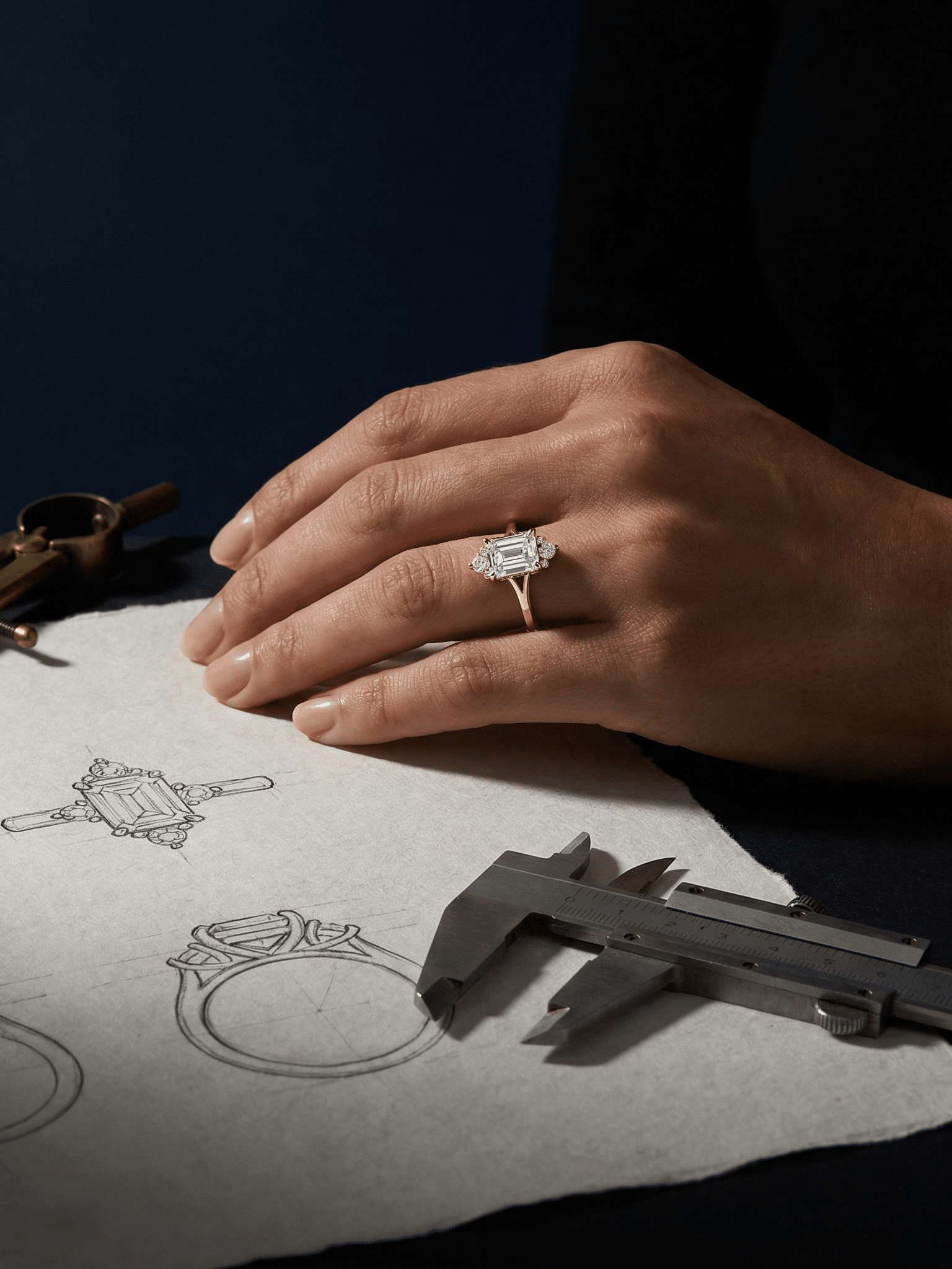 Round Brilliant Halo Split Band Micro Pa…