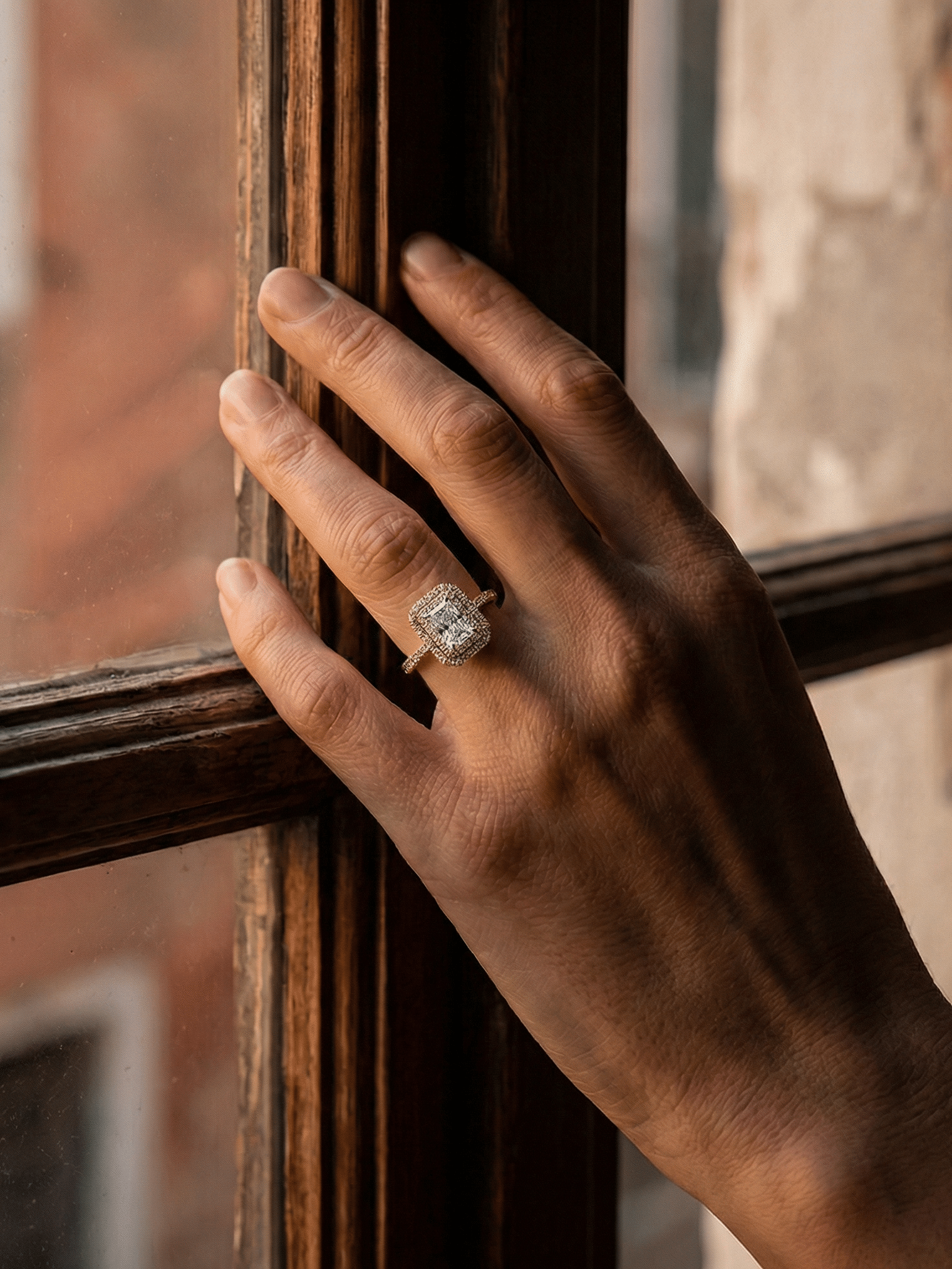 Pear Cut Double Halo Engagement Ring 0.7…