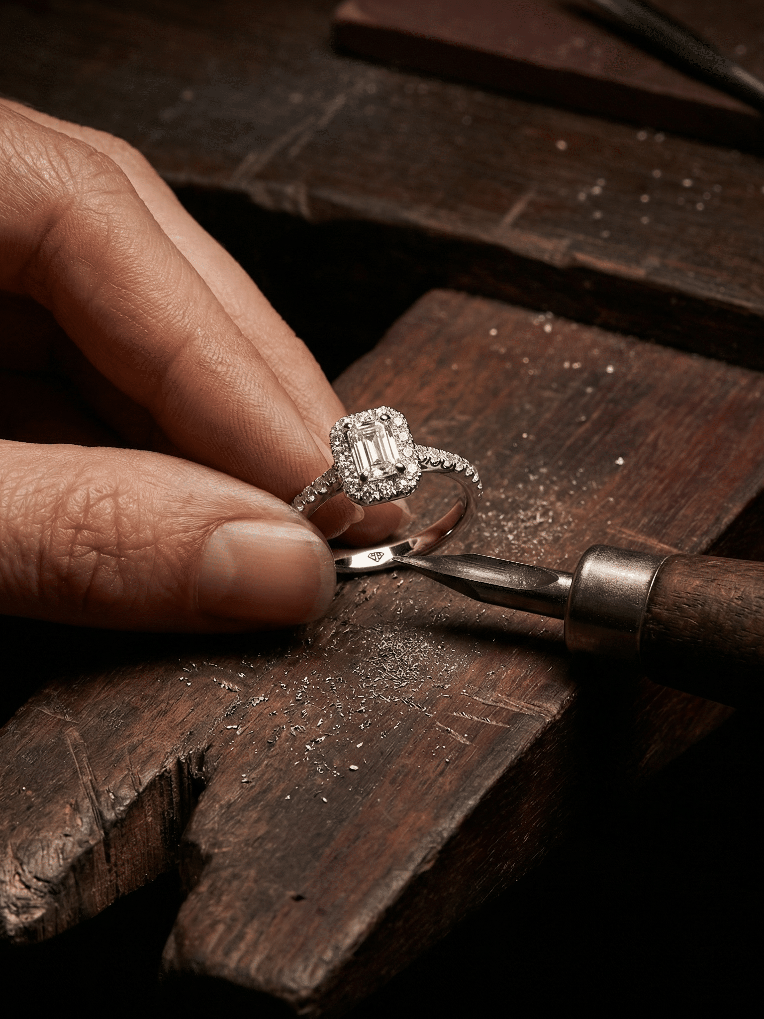 Emerald Cut Diamond 3.70 Ct