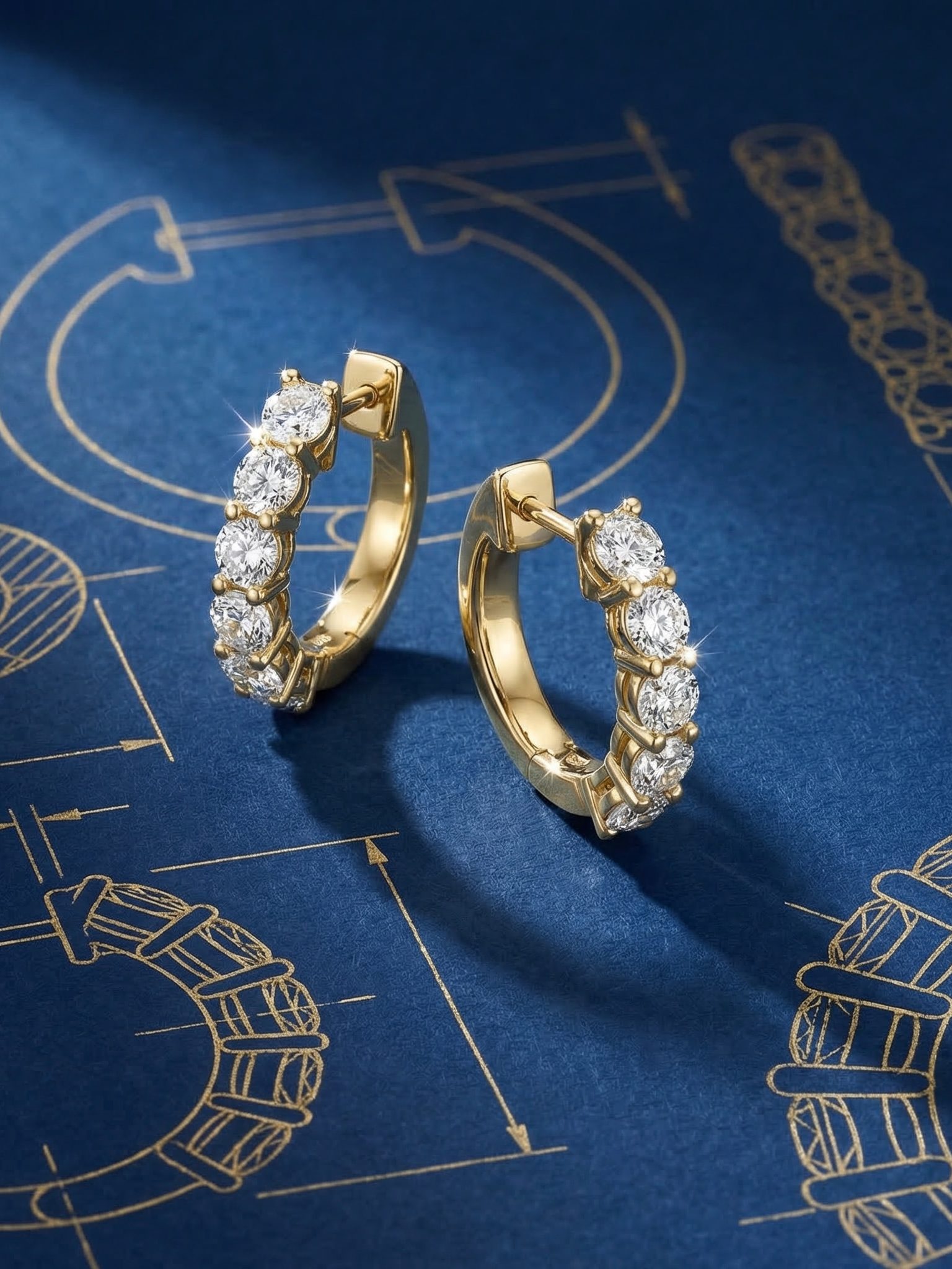 Everyday Radiance Diamond Hoop Earrings …