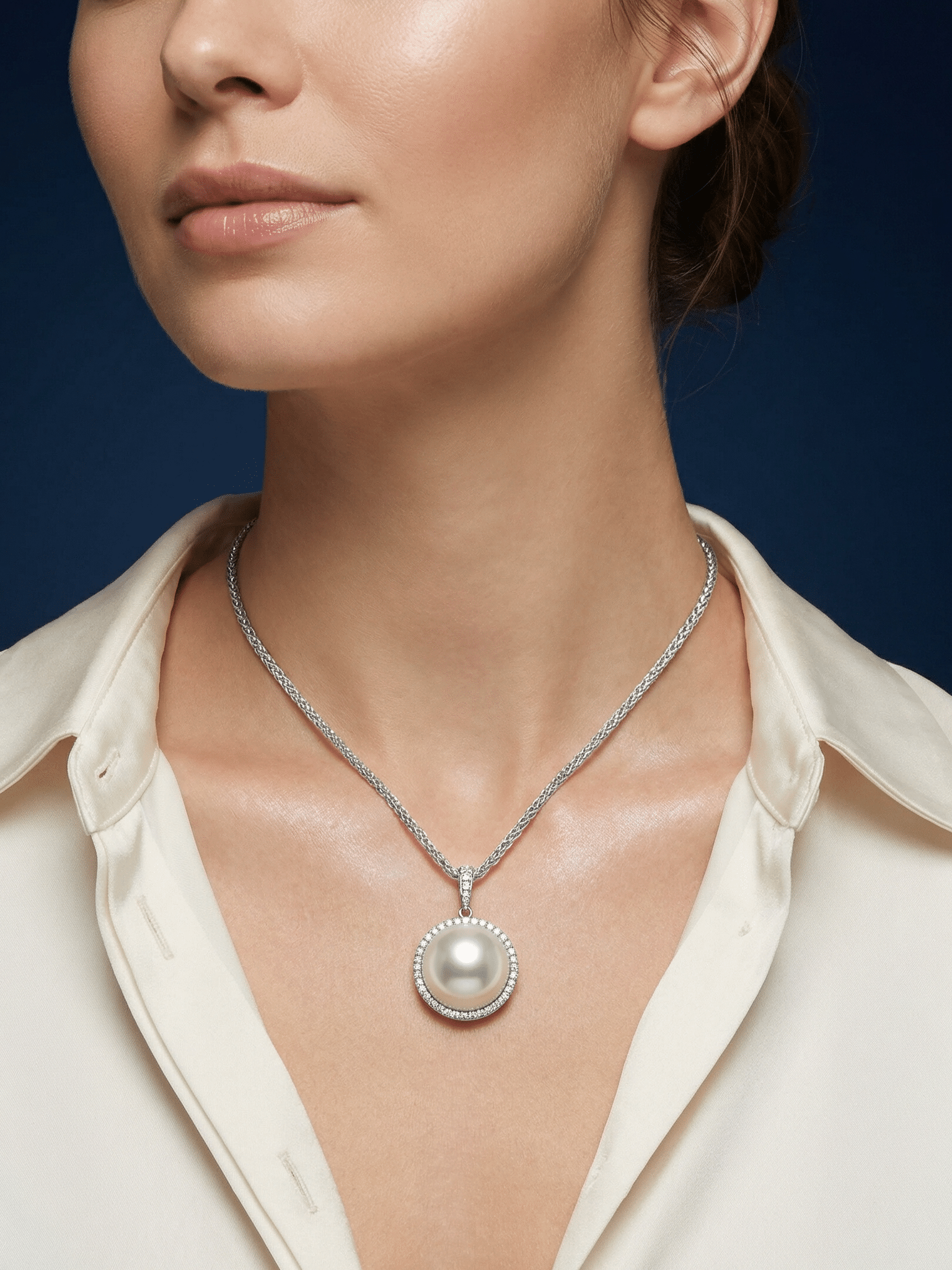 South Sea Pearl Necklace with 18ct Yello…