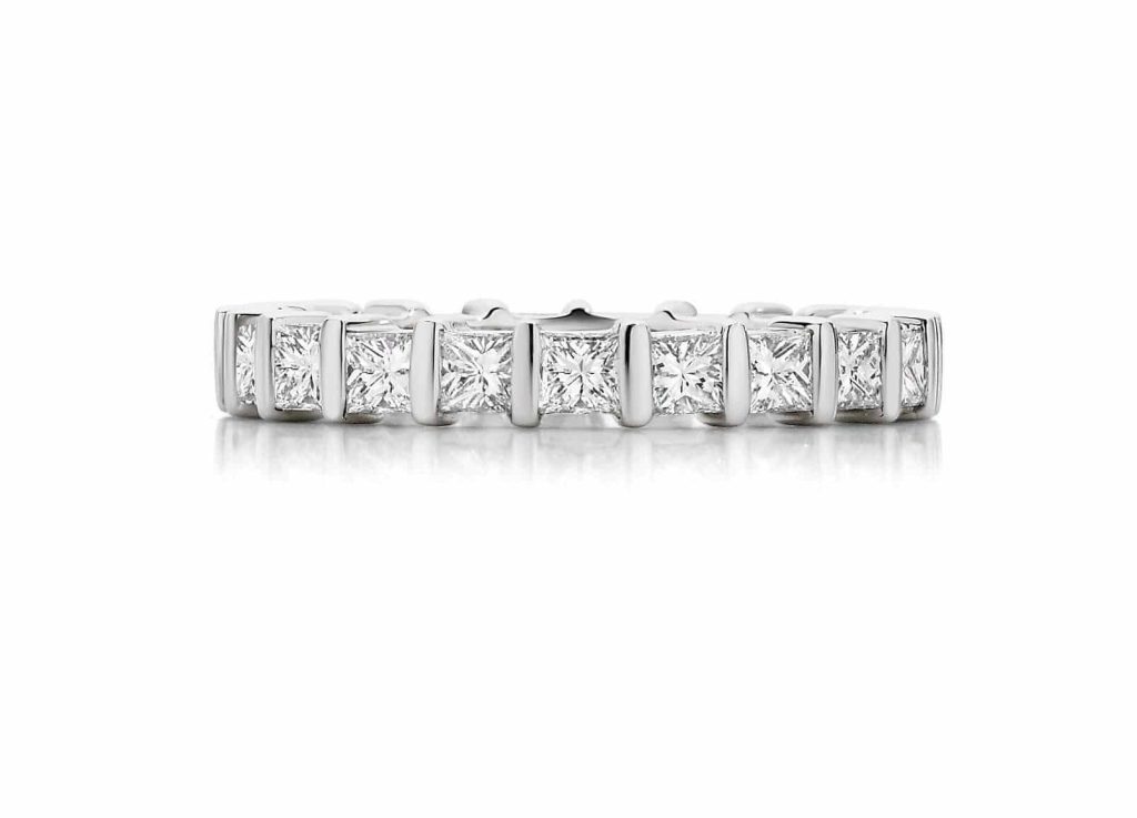 Individually Channel Set Diamond Wedding Band