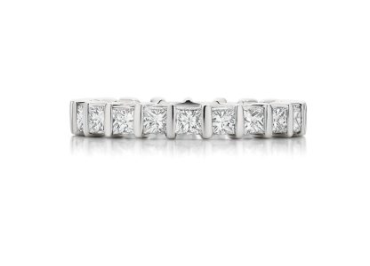 Individually Channel Set Diamond Wedding Band
