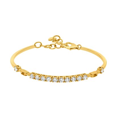 18 Ct Diamonds Bracelet Claws Settings