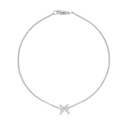 Marquise Flower Diamond Bracelet