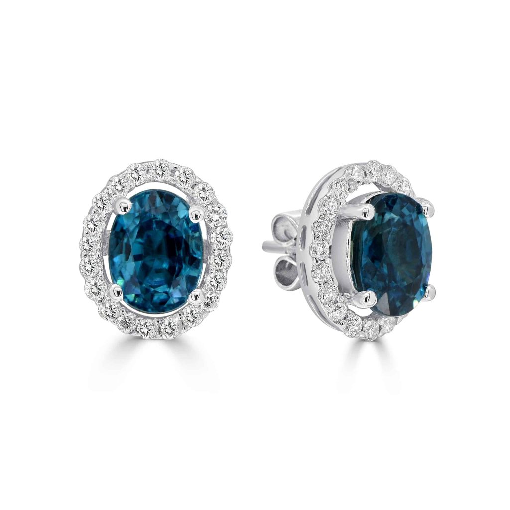 blue topaz earrings