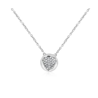 Diamond pendant necklace gold