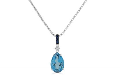 Blue Topaz Necklace