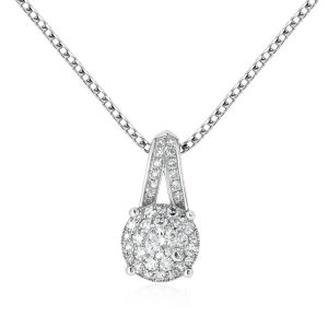 Round Diamond Pendant