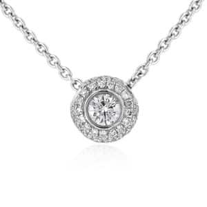 Round Diamond Necklace