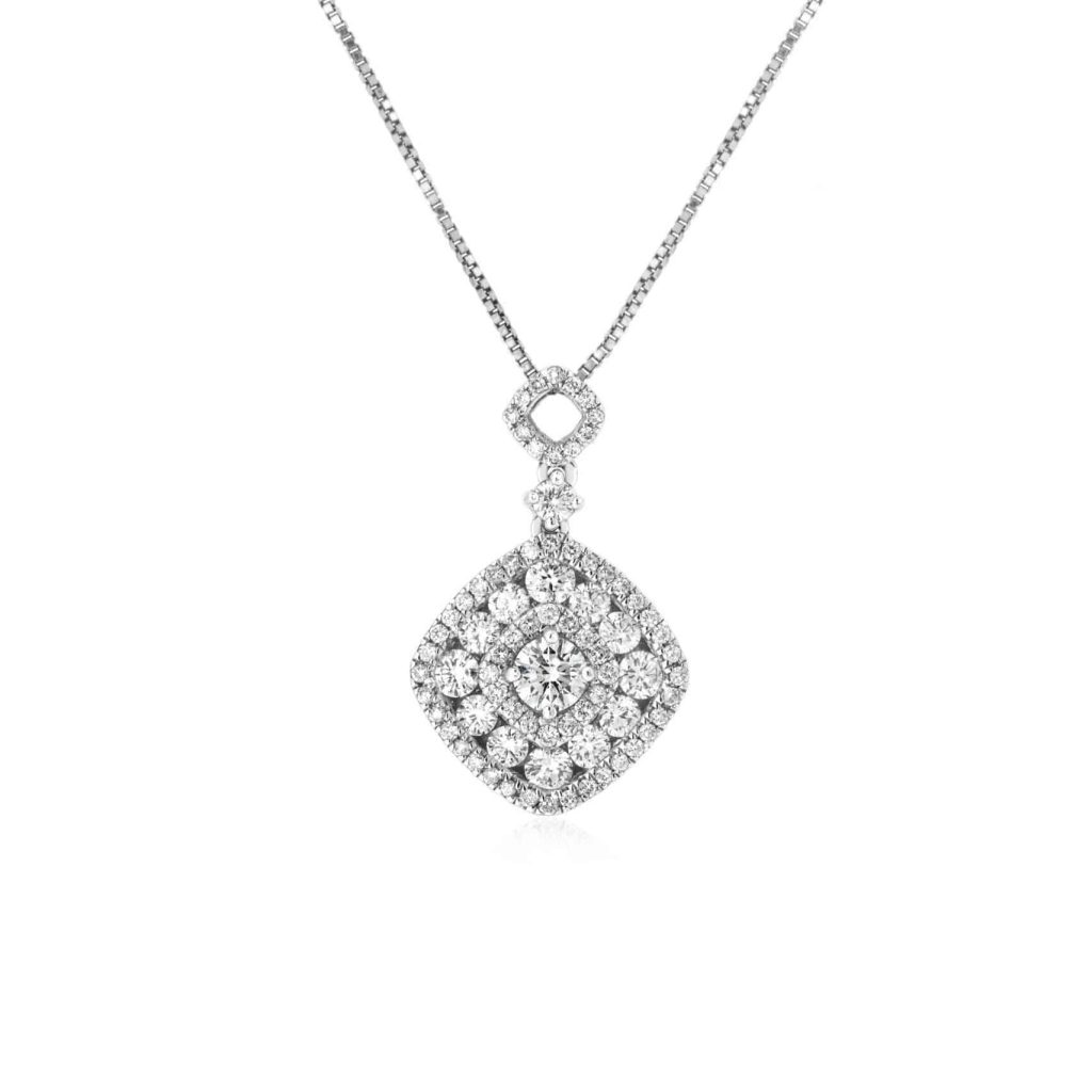 Elegant pendant in 18kt gold
