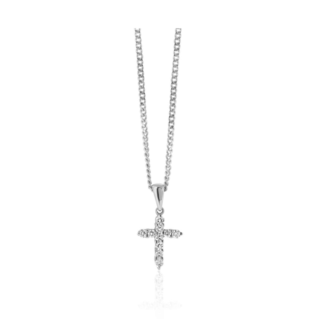 Diamond religious pendant 18Kt