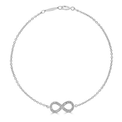 Diamond Infinity Bracelet